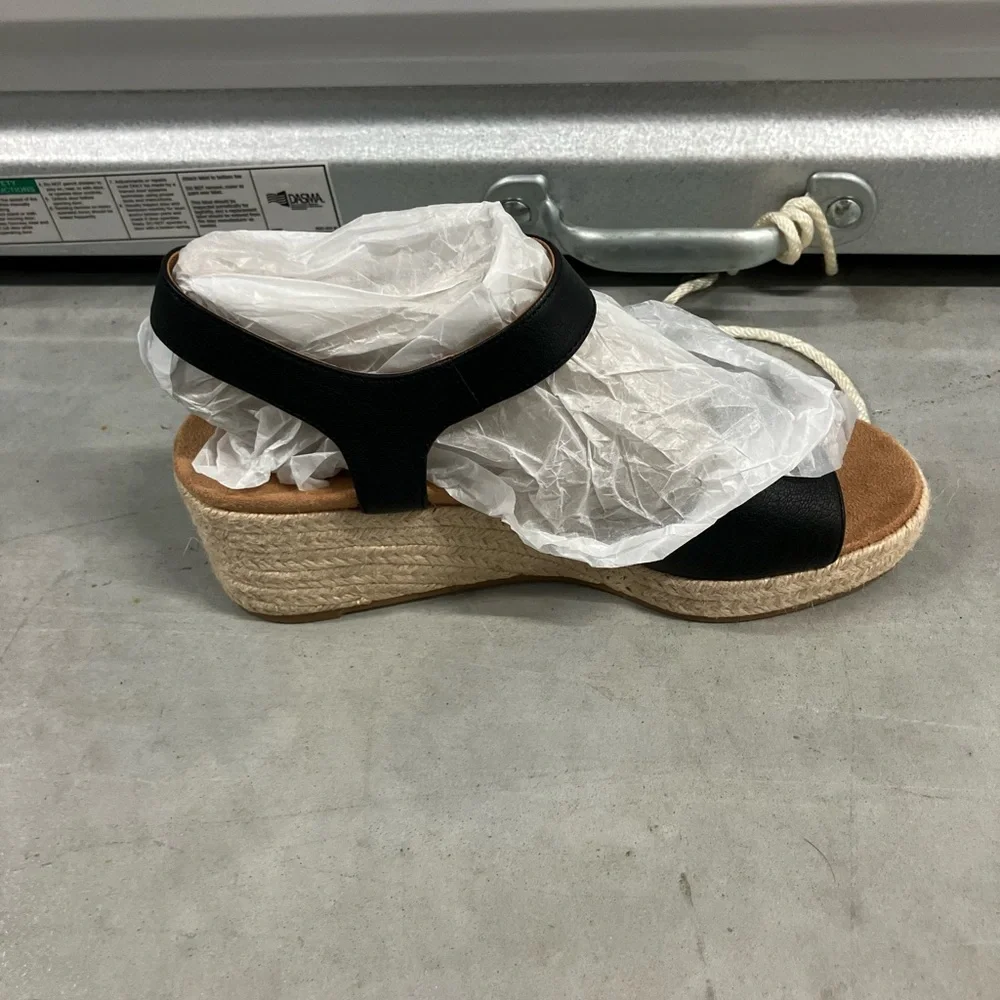 Vionic Sable Women's Platform Supportive Wedge Sandal Black - Size 10 - Picture 6 of 9